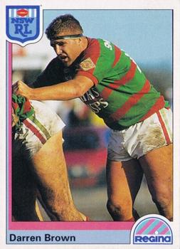 1992 Regina NSW Rugby League #24 Darren Brown Front